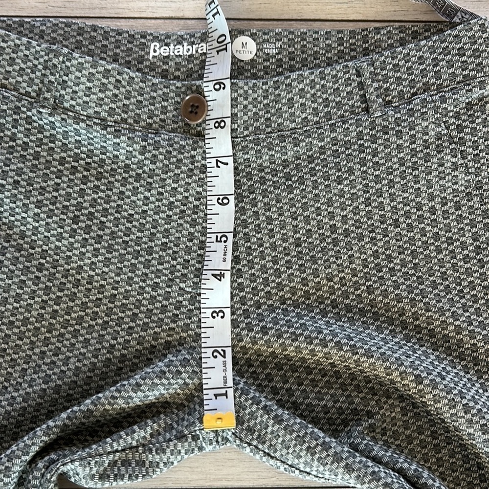 Betabrand Size Medium Patterned Pull On Pants - image 7